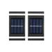 Tarmeek Solar Outdoor Lights Solar Fence Lights LED Solar Wall Lights Outdoor IP65 Waterproof 2 Pack Outdoor Wall Lamps For Backyard Garden Garage And Pathwa for Yard Outdoors
