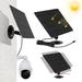 20W Solar Panel for Rechargeable Battery Security Camera Outdoor IP65 Waterproof Solar Power Supply for Wireless Surveillance Camera 360Â° Adjustable Wall Mounting Bracket