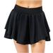 Women s High Waist Pleated Tennis Skirts Solid Color Versatile Athletic Golf Skorts Stretchy Mini Basic Sport Shorts with Pockets