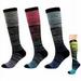 DNAKEN(3 pairs) Compression Socks for Women & Men Circulationis Best Support for Athletic Running Hikingï¼ŒNursing compression socks for women plus size toe socks