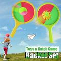 Pjtewawe Ball sports For Kids 2-in-1 Toy Toys Set Game Beach Game Tennis Catch Toss & Summer Ball sports