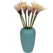 12 Pcs 25 X-Large Artificial Calla Lily Flowers Real Touch Latex Bouquet for Wedding Centerpiece Room Office Party Home Decor Floral Arrangements (Large - 3 Pack )