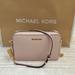 Michael Kors Bags | Michael Kors Large Saffiano Leather Powder Blush Crossbody-Messenger Bag | Color: Cream/Pink | Size: Os