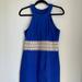 Lilly Pulitzer Dresses | Lily Pulitzer Sleeveless Shift Cocktail Dress | Color: Blue/Gold | Size: 4