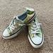 Converse Shoes | Converse Low Rise Green Sneakers Size 6 Women | Color: Green | Size: 6