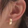 Anthropologie Jewelry | 2/$30 New Anthro Boho Style Hoop Huggie Earrings | Color: Gold | Size: Os