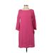Banana Republic Casual Dress - Shift: Pink Print Dresses - Women's Size Small