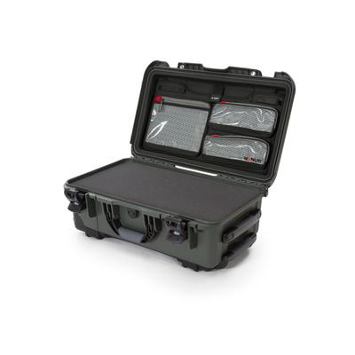 Nanuk Case 935 w/lid org./foam Olive Large 935S-050OL-0A0