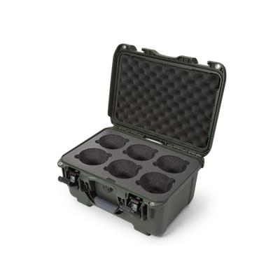 Nanuk Case 918 w/foam insert for 6 Lens Olive Medium 918S-080OL-0A0-19337