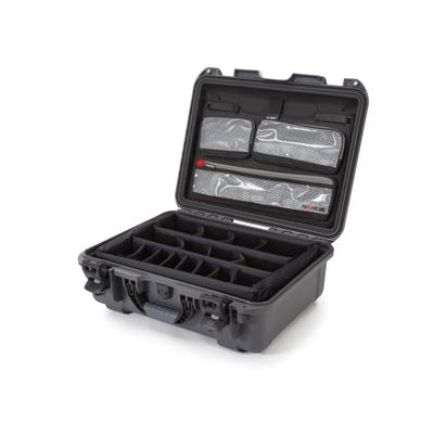 Nanuk Case 930 w/lid org. w/divider Graphite Large 930S-060GP-0A0