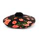 Mini Rodini Floral pompom cotton velvet beret