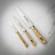 Jean Dubost Set of Three 1920 PEFC-Certified Kitchen Knives