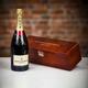 Moët & Chandon Magnum of Champagne in Personalised Premium Wood Gift Box - Engraved with your message