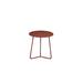 Fermob Cocotte Powder Coated Steel Outdoor Side Table Metal in Red | 14 H x 14 W x 13.5 D in | Wayfair 470320