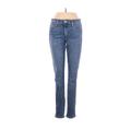 Joe's Jeans Jeans - Super Low Rise Skinny Leg Denim: Blue Bottoms - Women's Size 27 - Medium Wash