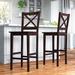 Andover Mills™ Powe Bar & Counter Stool Wood in Brown | 41 H x 17.72 W x 20 D in | Wayfair 2EE634508C814193A80D5B98F68D7203