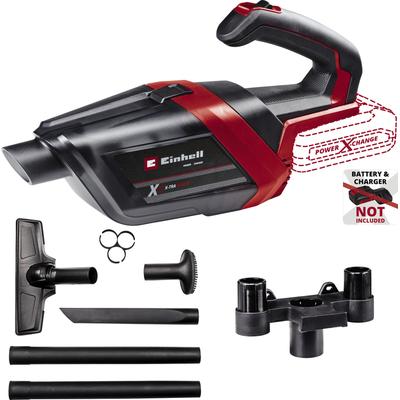 EINHELL Akku-Handstaubsauger "Power X-Change TE-HV 18/06 Li - Solo" Akkusauger ohne Akku und Ladegerät rot (rot-schwarz)