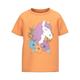 name it - T-Shirt Nmfjasmine In Mock Orange, Gr.104