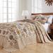 Greenland Home Fashions Andorra Cotton 100% Cotton Reversible 3-Piece Bedspread Set