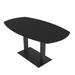6 Person Small Arc Boat Conference Table with Data And Electric 6 Ft