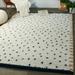 Carson Carrington Abstract Polka Dot Shag Area Rug