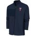 Men's Antigua Heather Navy Minnesota Twins Course Full-Zip Jacket