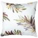 Violet Linen Fortune Decorative Sheer Cushion Cover 18 x 18 - Peach Leaves