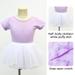 Clearance! SDJMa Short Sleeve Glitter Dance Ballet Skirt Leotard Ballerina Outfit for Girls Toddler