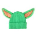 Unisex Grogu Green The Mandalorian Cuffed Knit Hat