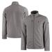 Men's Cutter & Buck Gray Los Angeles Angels Evoke Eco Softshell Recycled Full-Zip Jacket