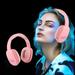 Lingouzi Headworn Wireless Bluetooth Headset Subwoofer With Microphone RGB Universal For Mobile Phones And Computers