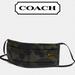 Coach Accessories | Coach Face Mask | Color: Black/Green | Size: 7 1/2" X 3 1/4"