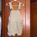 Free People Dresses | Free People Denim Overall Dress | Color: Cream/Tan | Size: 2