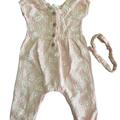 Jessica Simpson One Pieces | Jessica Simpson Baby Pink Romper 24m | Color: Pink | Size: 18-24mb