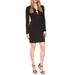 Michael Kors Dresses | Michael Kors Women's Cut Out Long Sleeve Dress Black Size X-Large | Color: Black | Size: Xl