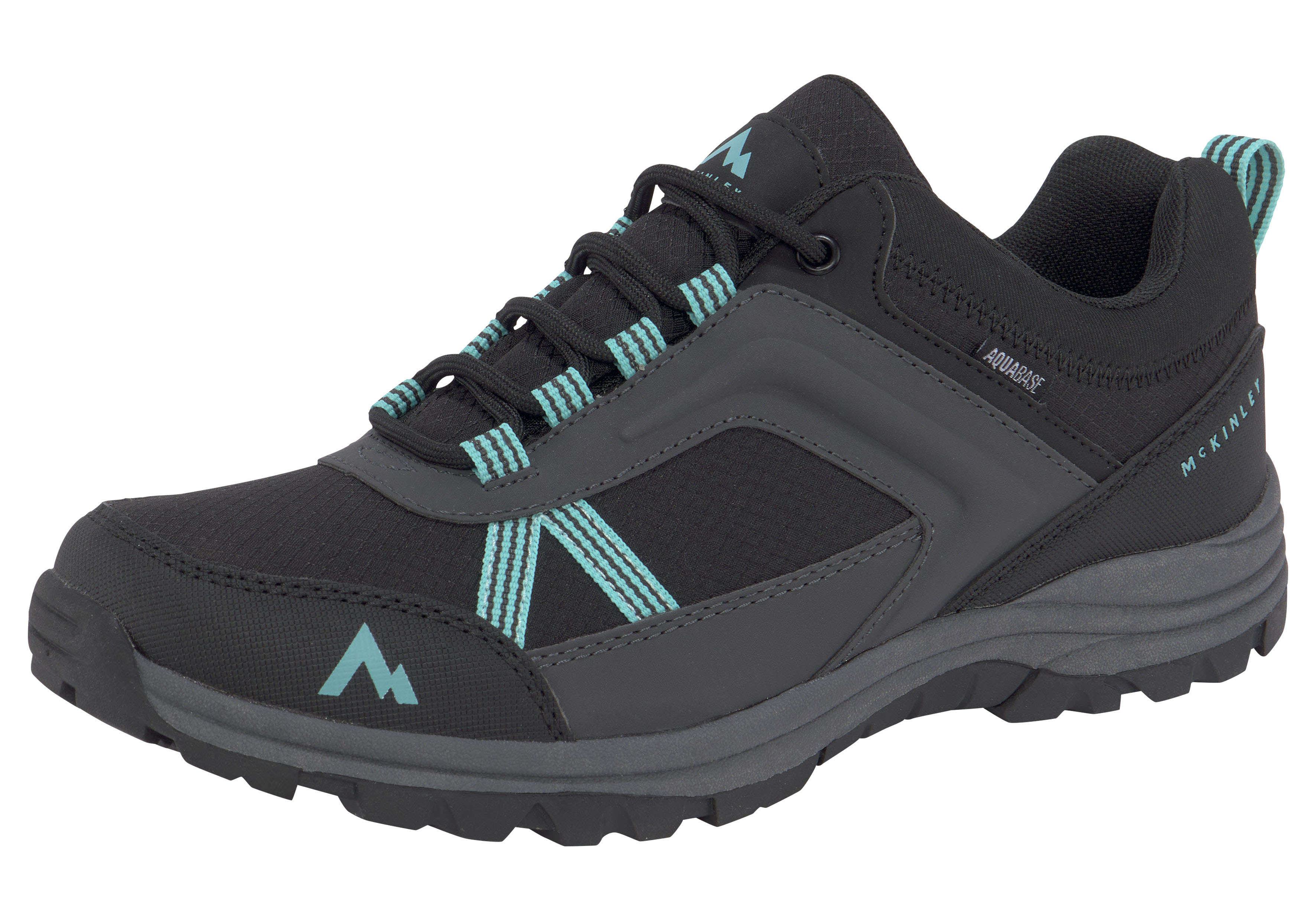 Wanderschuh MCKINLEY "Maine II AQB W", Damen, Gr. 39, schwarz, Synthetik, Textil, Schuhe Wanderschuh
