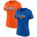 Women's Fanatics Branded Royal/Orange New York Islanders Two-Pack Fan T-shirt Set