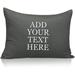 Personalized Passion Personalized Pillowcase Microfiber/Polyester | Wayfair darkgrey-20x 54-plw-cover-a