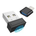 Mobile de souris avec Port USB avec adaptateur de Type C maintient l'ordinateur ou l'ordinateur