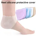 Chaussettes de soins des pieds en Silicone nouveau 2 pièces Gel hydratant talon fin avec trou