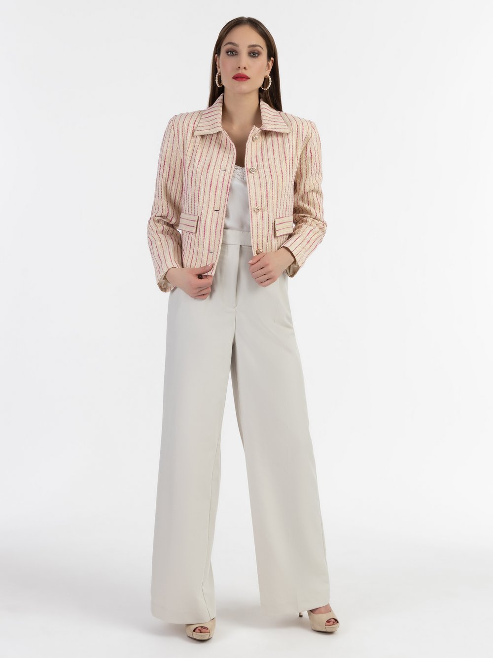 Faina Kurze Blazerjacke Damen pink, S Image