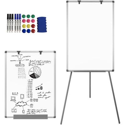 Froadp Whiteboard Flipchart Ständer mit Stativ Höhenverstellbar Beschreibbar Trocken Abwischbar