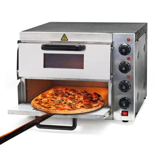 2-Etagen Pizza-Backofen 3000W mit Schamottstein für Pizza wie aus dem Steinofen Pizzaofen Backofen