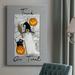 The Holiday Aisle® Trick Or Treat Ghost Premium Gallery Wrapped Canvas - Ready To Hang Canvas, in Black/Orange/White | 12 H x 8 W x 1 D in | Wayfair