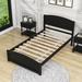 Red Barrel Studio® Masonlee Twin Platform Bed Wood in Brown | 35 H x 42 W x 79 D in | Wayfair 6BFAAC9CCEB945CF82D2BB4645CC35BA
