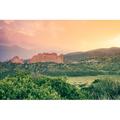 Millwood Pines Landreneau Garden Of The Gods Colorado - Wrapped Canvas Photograph Canvas in Green/Orange | 8 H x 12 W x 1.25 D in | Wayfair