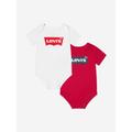 Levi's Kids Wear Baby Boys 2 Piece Bodysuit Gift Set Size 0 - 6 Mths