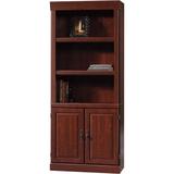 71-inch High 3-Shelf Wooden Bookcase with Storage Drawer in Cherry Finish - 13"x 29.3" x 71.2"(D x W x H)