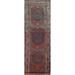 Bakhtiari Persian Antique Runner Rug Handmade Wool Carpet - 3'4"x 14'3"