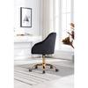 Swivel Shell Chair Modern Leisure Office Chair - 22.24"L * 20.86"W * 31.49"H